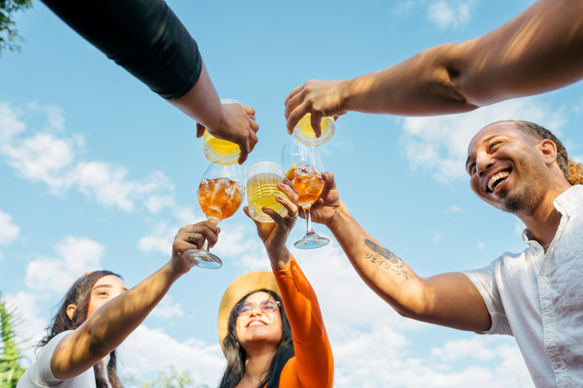 people celebrating