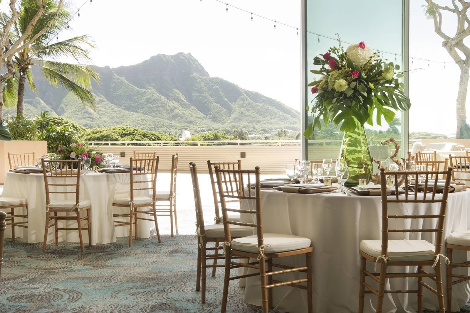 dining room at our Waikiki Hotel