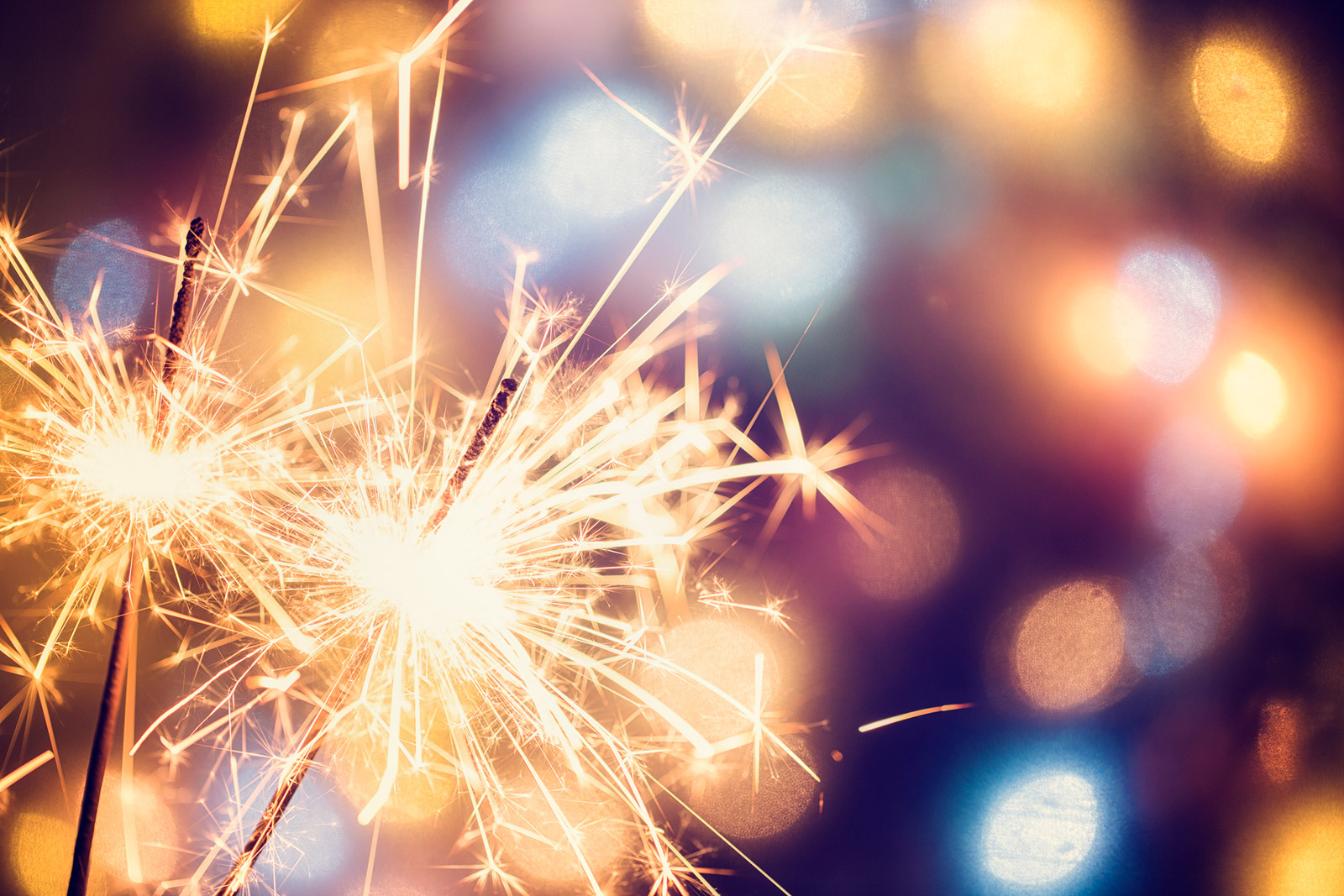 sparklers for a special event in Waikiki
